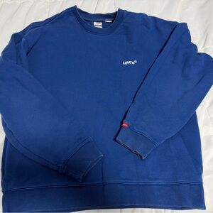 Levi's Men's Deep Blue Crewneck Sweatshirt